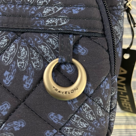 Travelon Anti-Theft Boho Backpack ~ Blue ~ BNNU - Picture 7 of 11
